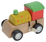 Holz Lokomotive