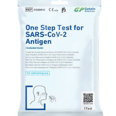 Getein Biotech® Ein­stufiger Test für Sars-Cov-2-Antigen (Kolloidales Gold) (Laien) (MOQ: 1 Karton / 450 Stk.)