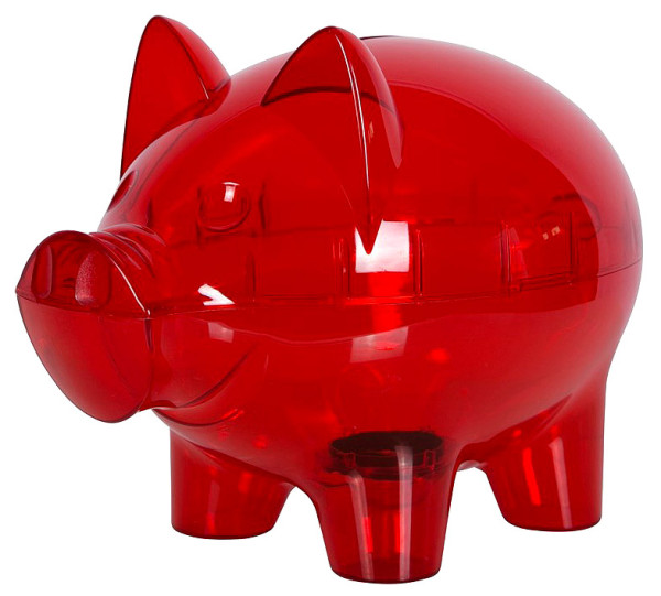 Saving Bank "Piggy XXL", red