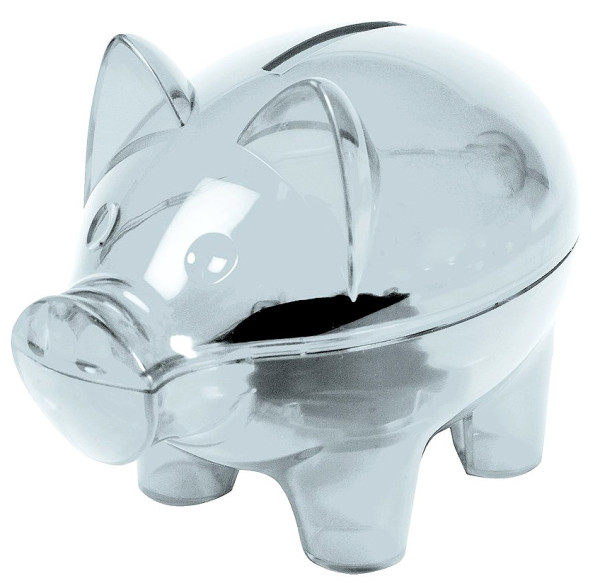 Sparschwein "Piggy XL", transparent