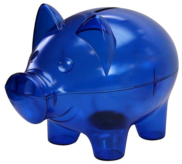 Sparschwein "Piggy XXL", blau