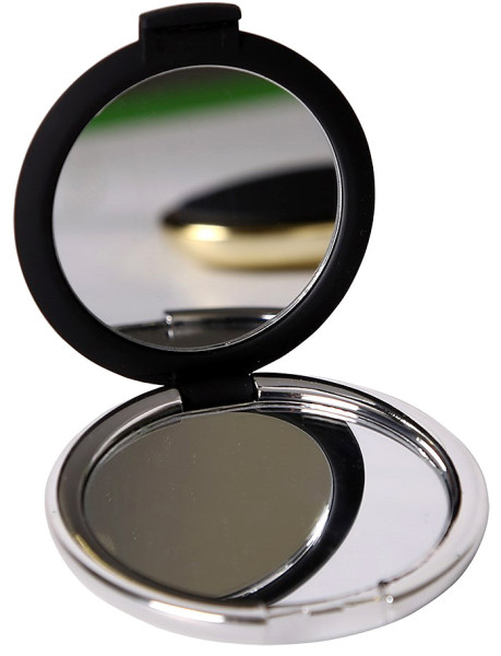 Cosmetic mirrow "Lady", black-silver coloured